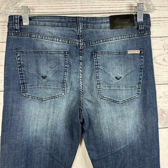 Hudson Jeans Youth Girls 16 Blue Straight Lilian Casual Preppy Midrise - Picture 4 of 15